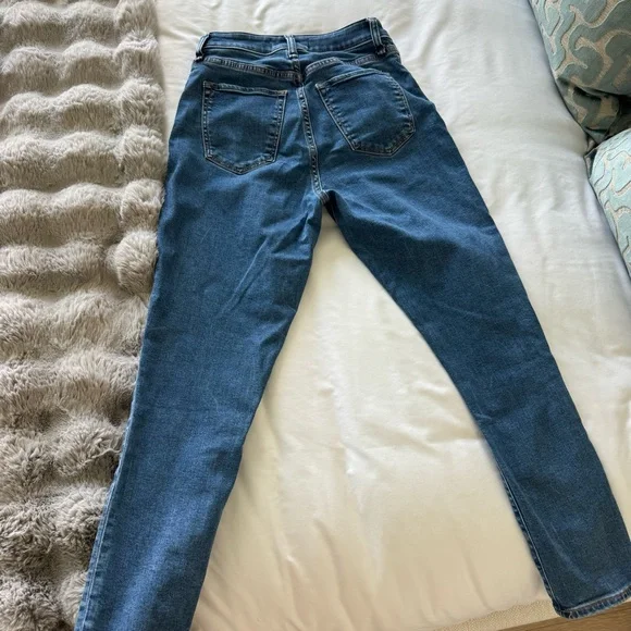 Abercrombie & Fitch Blue High-Rise Women's Jeans - Picture 2 of 3